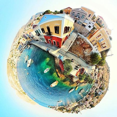 Moschos Mansion Villa Symi Exteriör bild