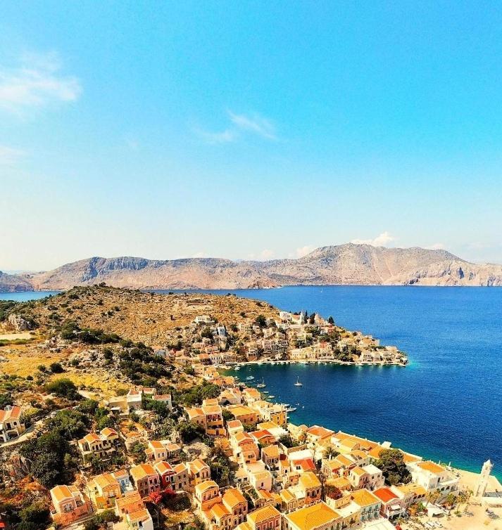 Moschos Mansion Villa Symi Exteriör bild