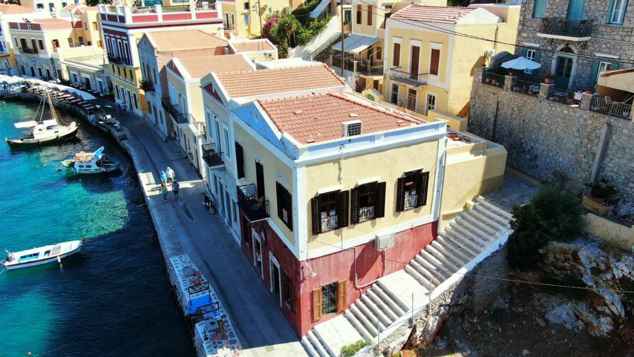 Moschos Mansion Villa Symi Exteriör bild
