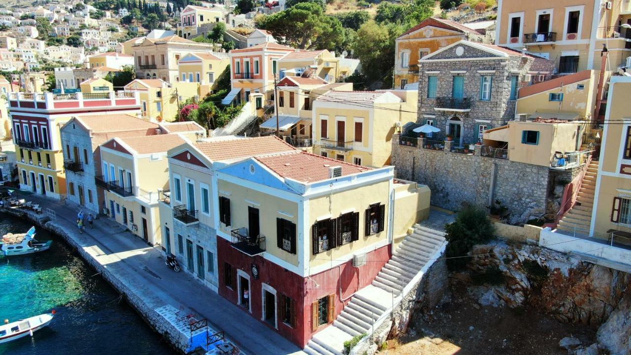 Moschos Mansion Villa Symi Exteriör bild
