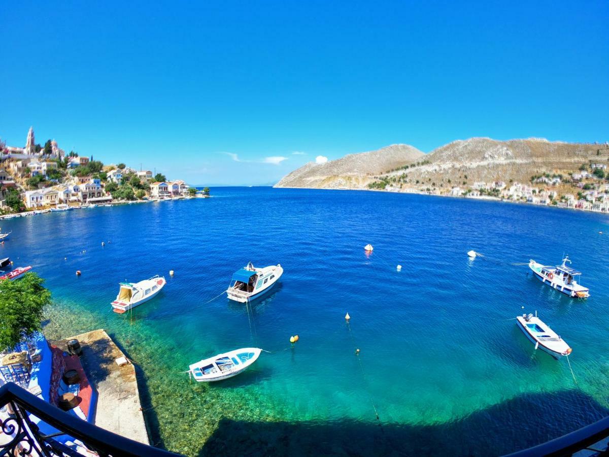 Moschos Mansion Villa Symi Exteriör bild